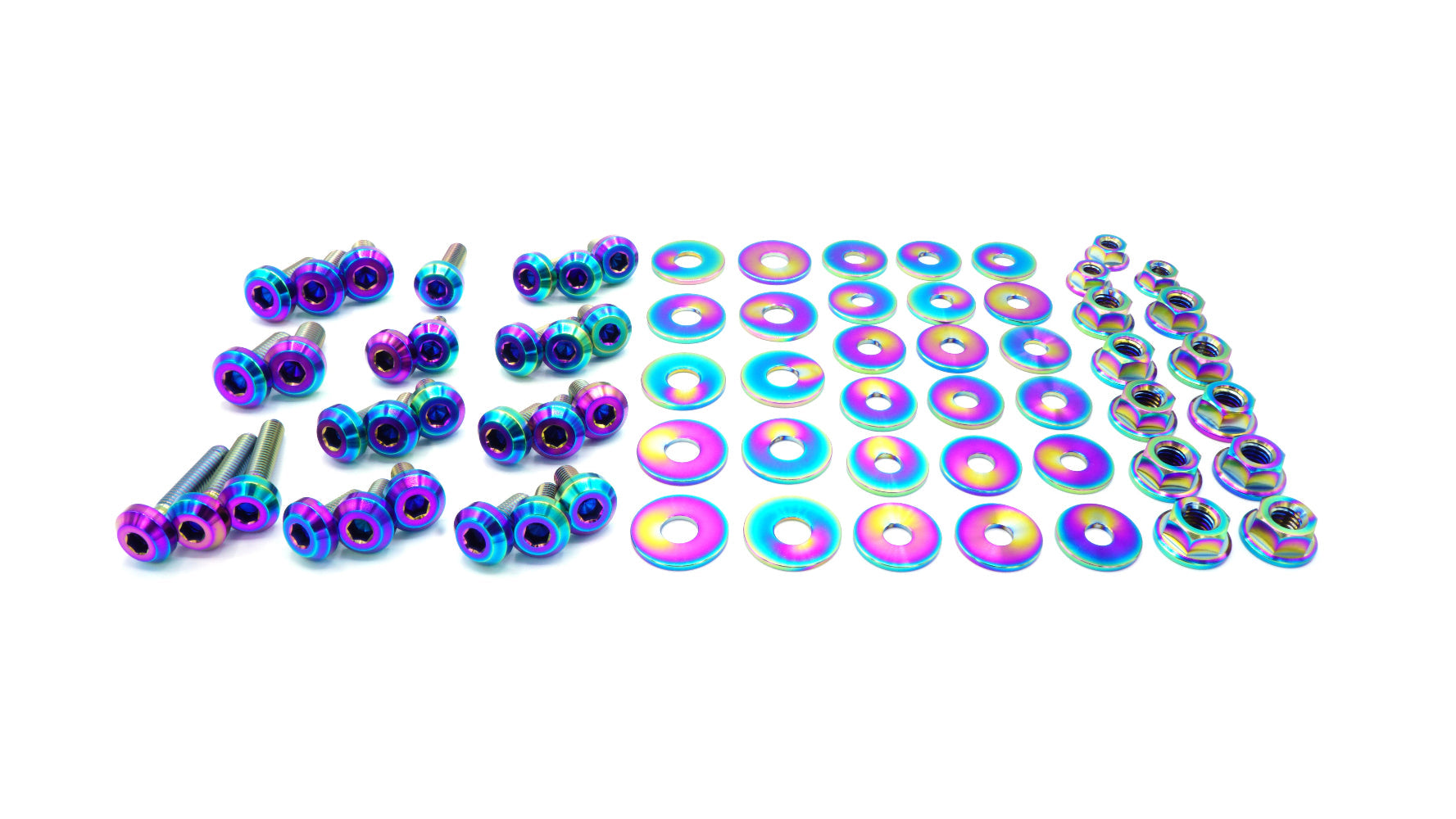 Stage 2 Titanium Hardware Engine Bay Kit - Subaru Impreza GC8 (1992-2001) - JSI Racing 