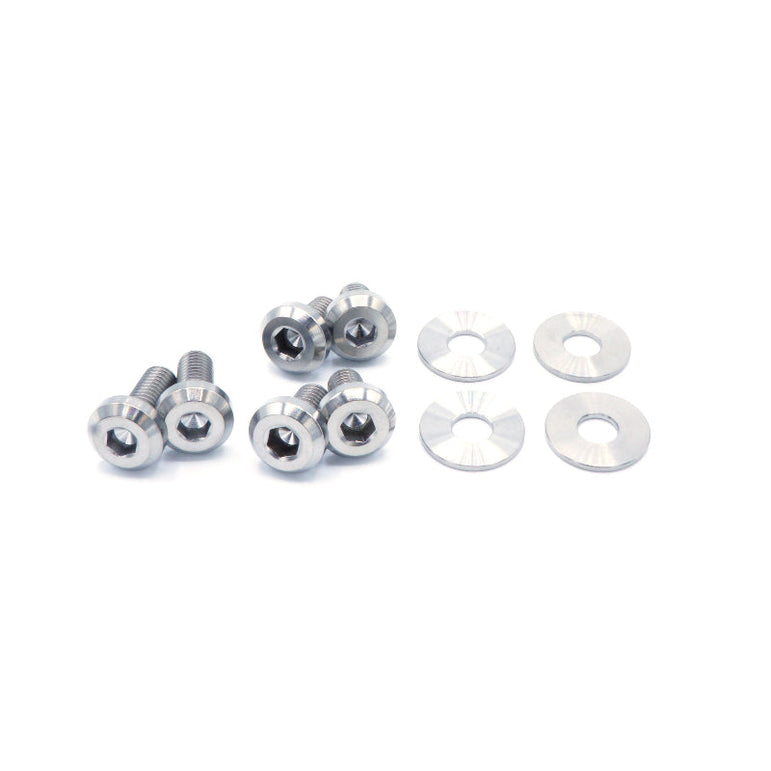 Titanium Hardware Hood Kit - Subaru Impreza GC8 (1992-2001) - JSI Racing 