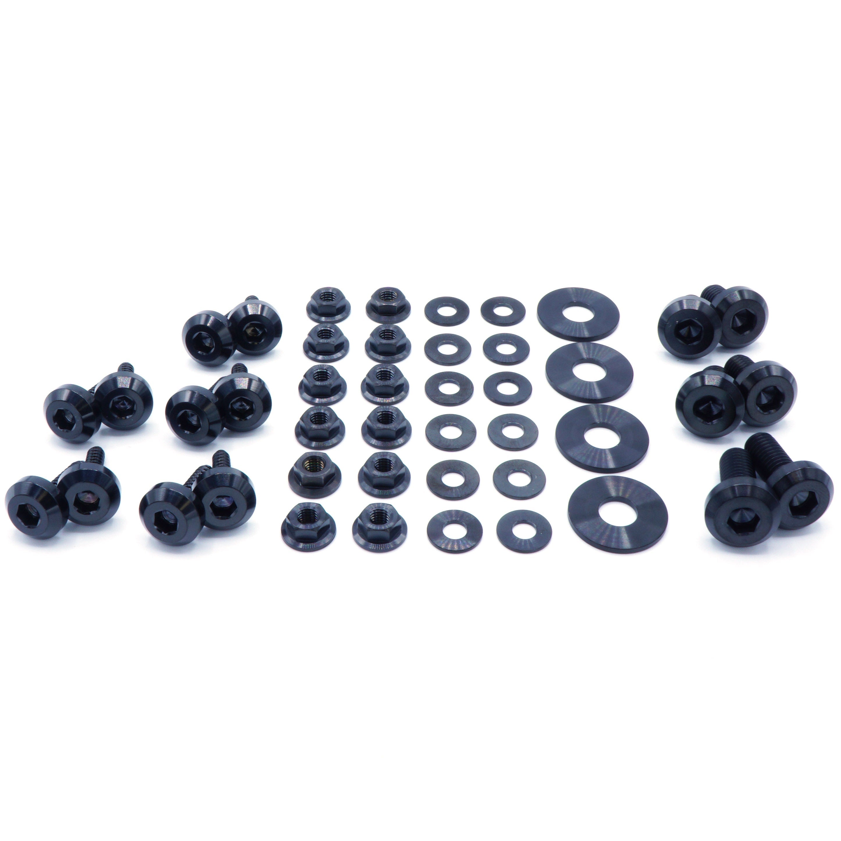 Titanium Hardware RS Hood Kit - Subaru Impreza GC8 (1992-2001) - JSI Racing 