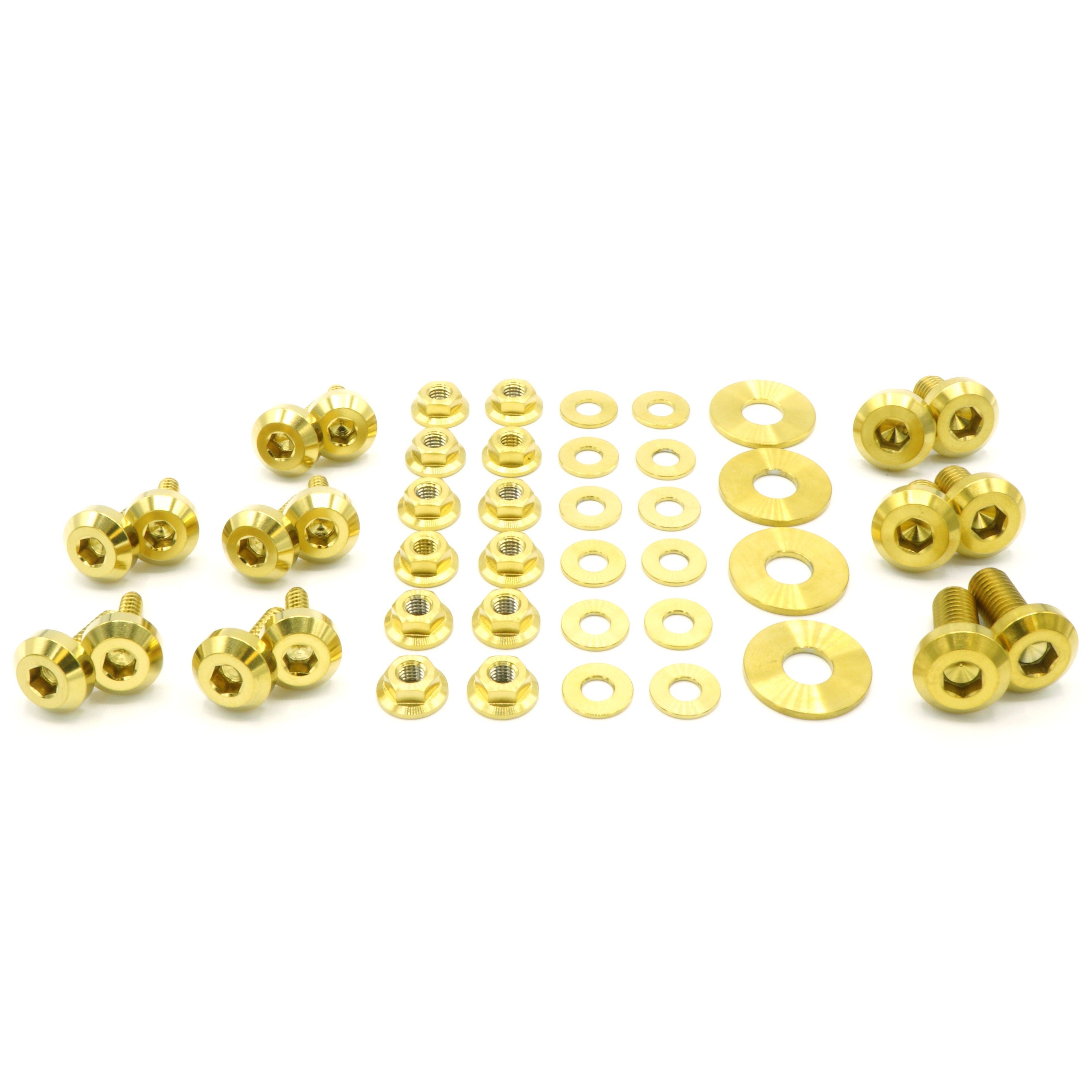 Titanium Hardware RS Hood Kit - Subaru Impreza GC8 (1992-2001) - JSI Racing 