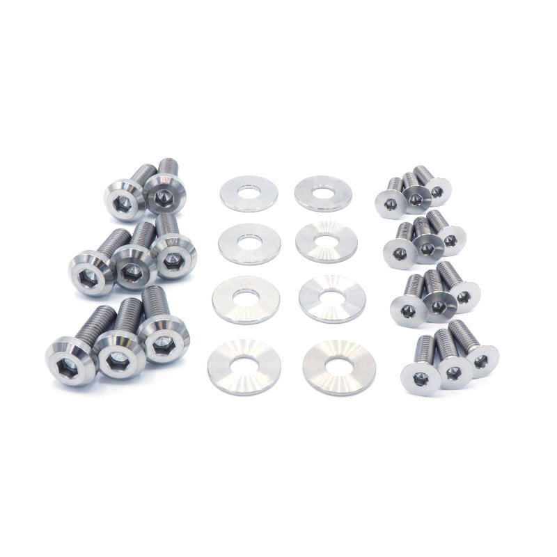 Titanium Hardware Door Kit - Subaru Impreza GC8 (1992-2001) - JSI Racing 