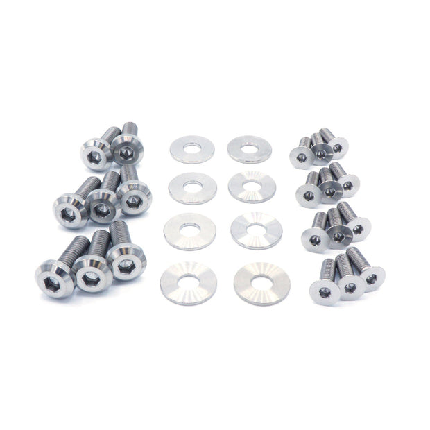 Titanium Hardware Door Kit - Subaru Impreza GC8 (1992-2001) - JSI Racing 