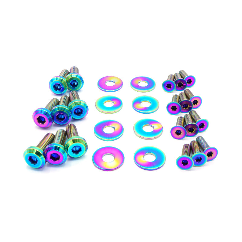 Titanium Hardware Door Kit - Subaru Impreza GC8 (1992-2001) - JSI Racing 