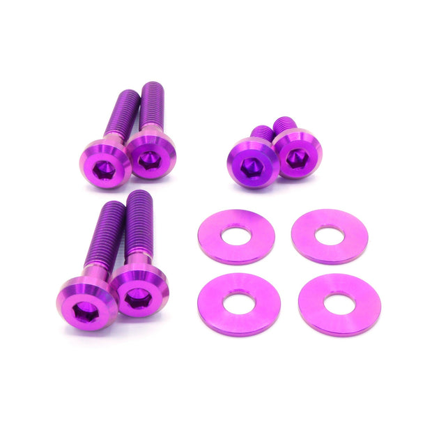 Titanium Hardware Trunk Kit - Subaru Impreza GC8 (1992-2001) - JSI Racing 