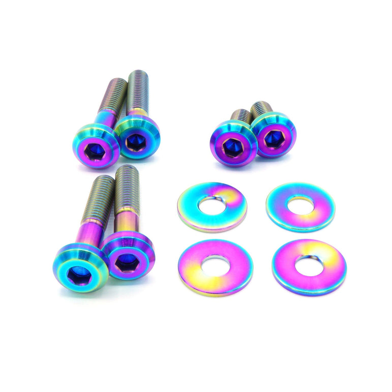 Titanium Hardware Trunk Kit - Subaru Impreza GC8 (1992-2001) - JSI Racing 