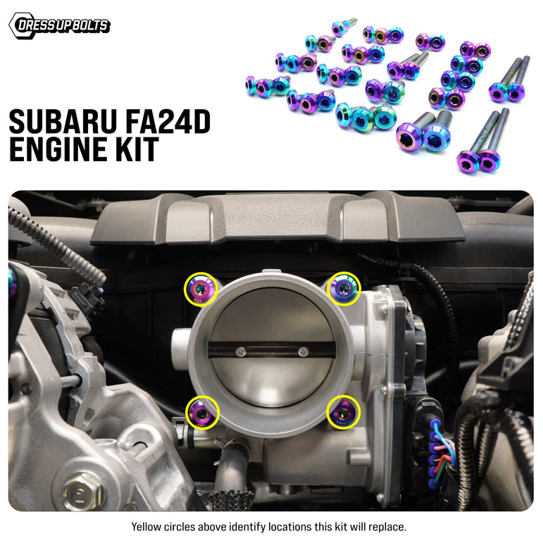 Titanium Hardware Engine Kit - Subaru FA24D Engine - JSI Racing 