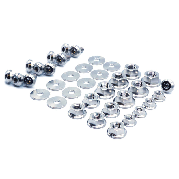 Stage 1 Titanium Hardware Engine Bay Kit - Subaru WRX (2022+) - JSI Racing 