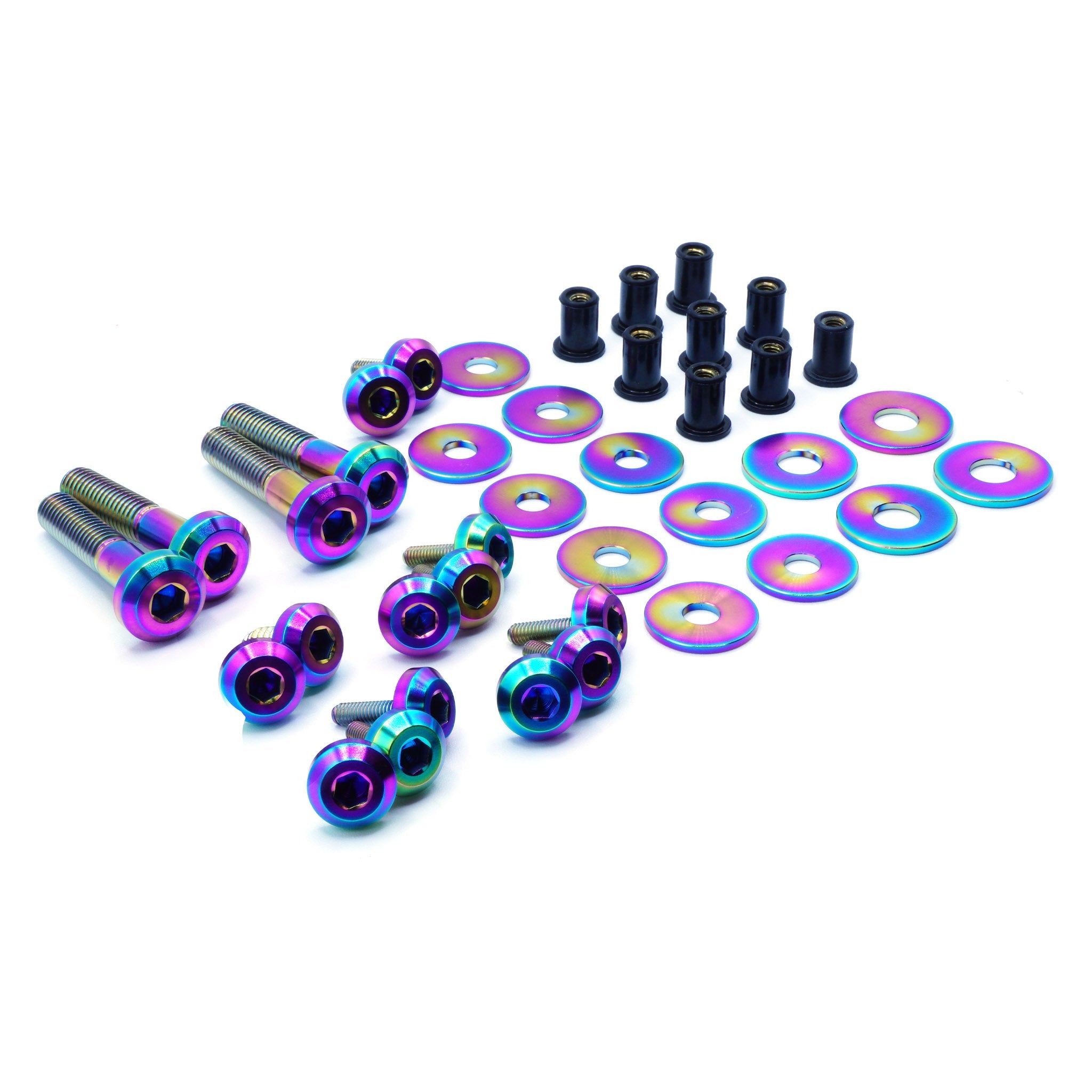 Stage 2 Titanium Hardware Trunk Kit - Subaru WRX (2022+) - JSI Racing 