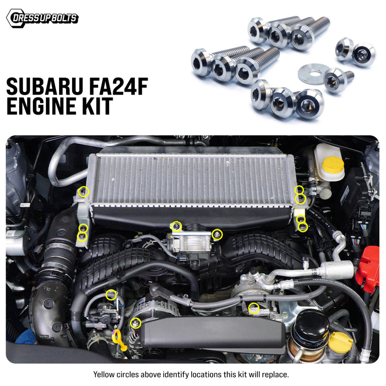 Titanium Hardware Engine Kit - FA24F Engine - JSI Racing 