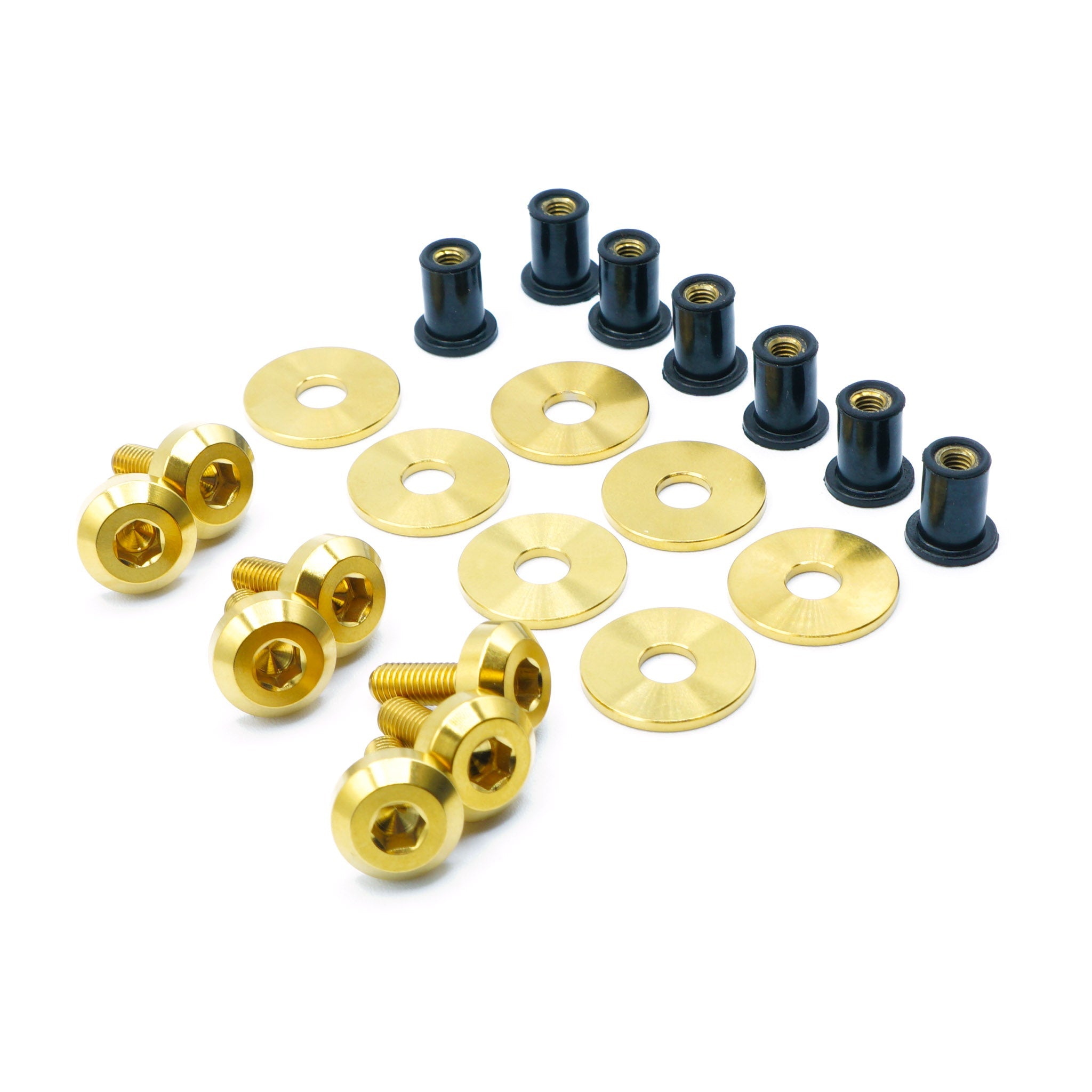 Titanium Hardware Plastic Clip Delete Trunk Kit - BRZ/GT86/FR-S (2013-2020) - JSI Racing 