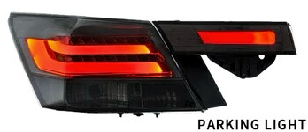 NTXGLOW RGB led tail lights (08 - 12 Honda Accord Sedan) - JSI Racing 