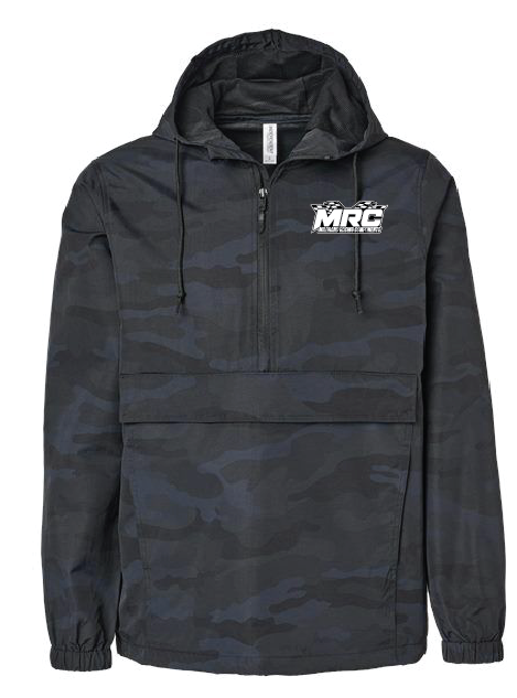 Black Camo Waterproof/Windbreaker Light Jacket MRC Racing Components