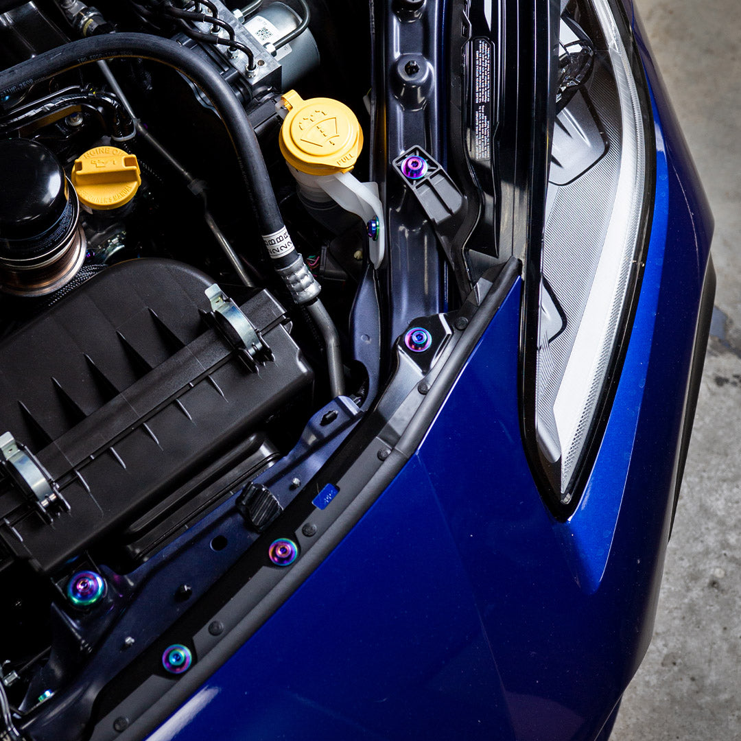 Stage 1 Titanium Hardware Engine Bay Kit - Toyota GR86/Subaru BRZ (2022+) - JSI Racing 