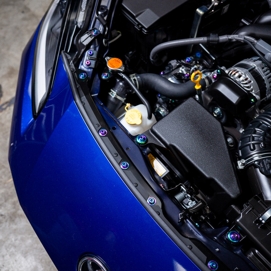 Stage 1 Titanium Hardware Engine Bay Kit - Toyota GR86/Subaru BRZ (2022+) - JSI Racing 