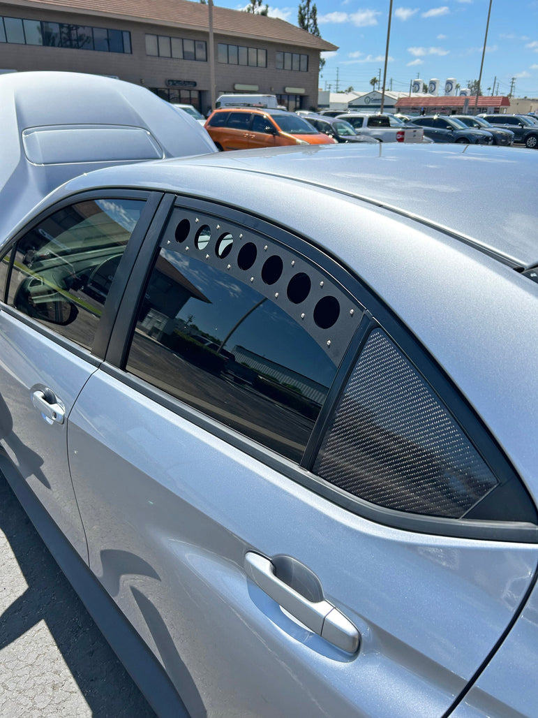 Subaru WRX (2022-2025) Carbon Fiber Rear Window Covers (Pair) - JSI Racing 