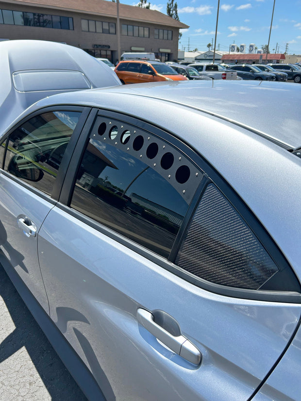 Subaru WRX (2022-2025) Carbon Fiber Rear Window Covers (Pair)