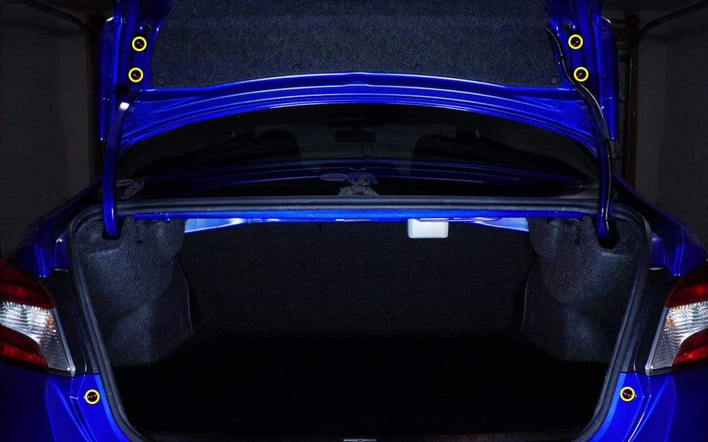 Titanium Hardware Trunk Kit - Subaru WRX/STI (2015-2021) - JSI Racing 
