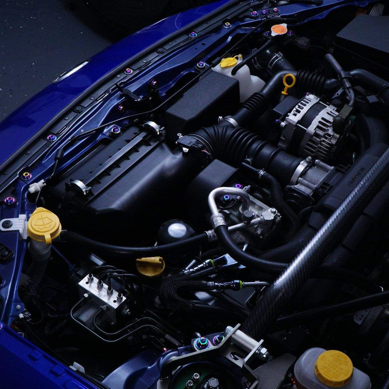 Stage 2 Titanium Hardware Engine Bay Kit - BRZ/GT86/FR-S (2013-2020) - JSI Racing 