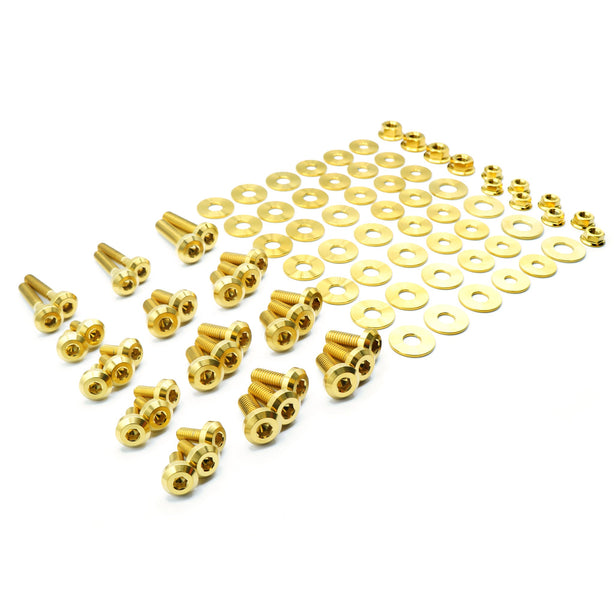 Stage 2 Titanium Hardware Engine Bay Kit - Toyota Supra MKV - JSI Racing 