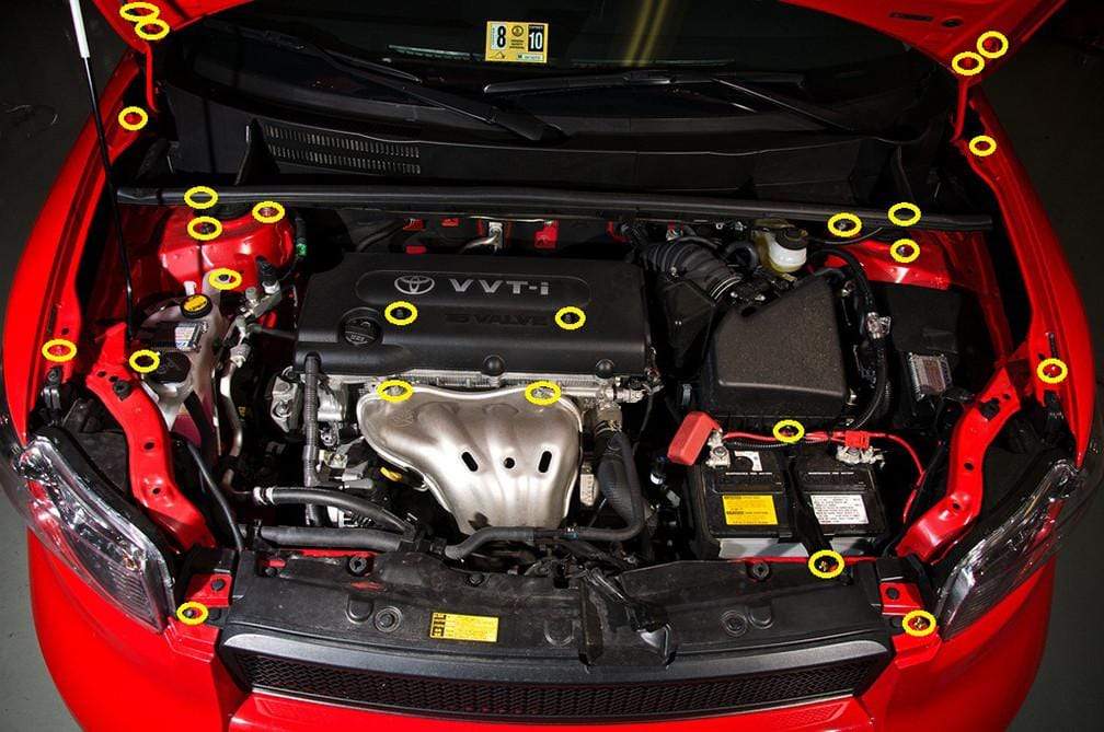 Scion XB (2007-2015) Titanium Engine and Engine Bay Kit - JSI Racing 