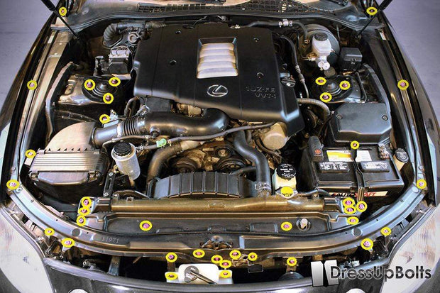 Lexus SC300/SC400 (1992-2000) Titanium Engine Bay Kit - JSI Racing 
