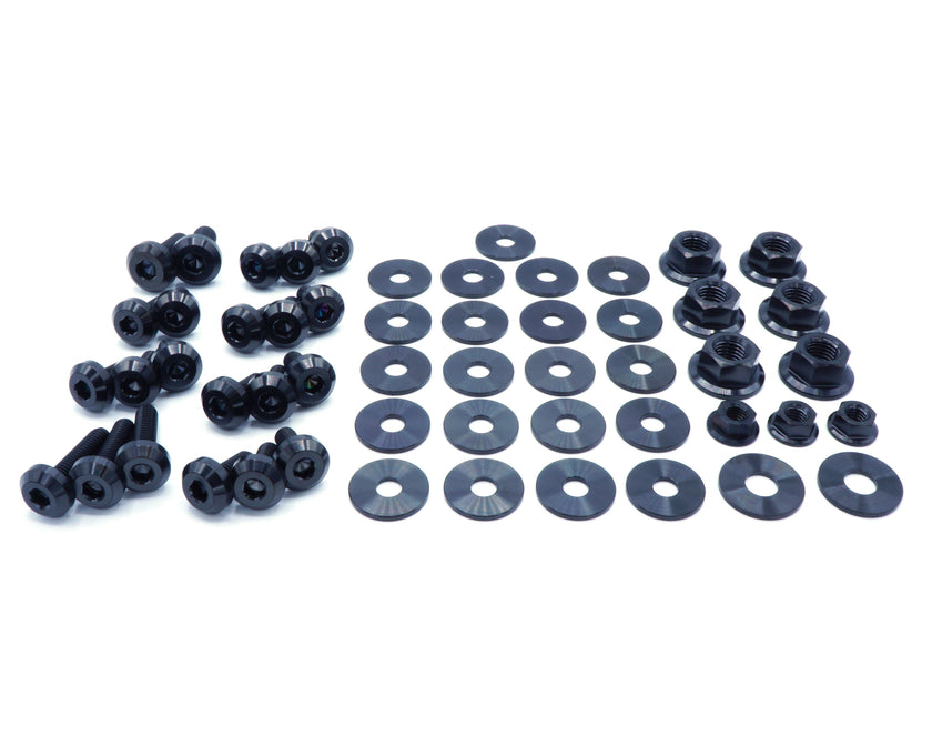 Stage 1 Titanium Hardware Engine Bay Kit - Toyota Supra MKIII (1986-1992) - JSI Racing 