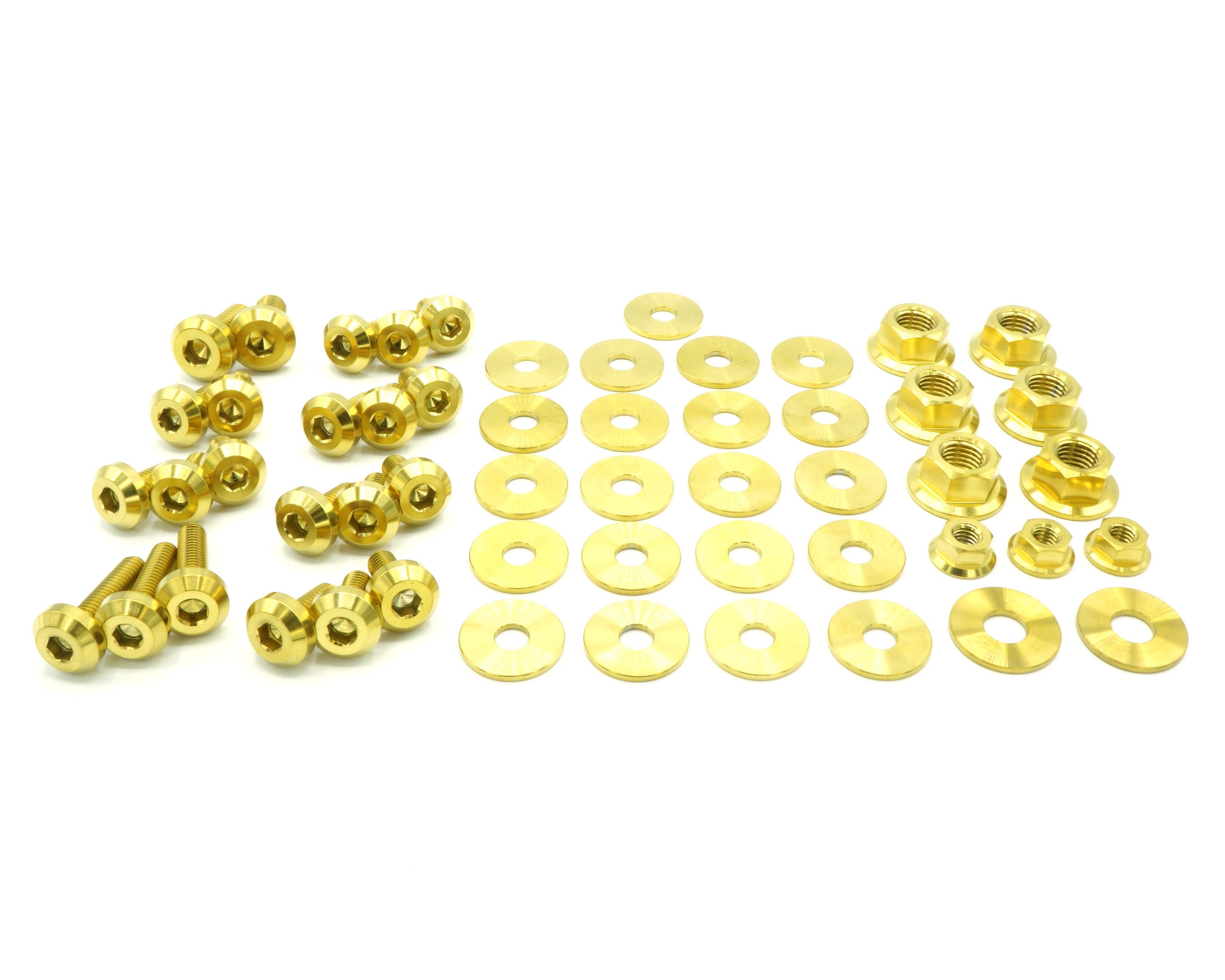 Stage 1 Titanium Hardware Engine Bay Kit - Toyota Supra MKIII (1986-1992) - JSI Racing 
