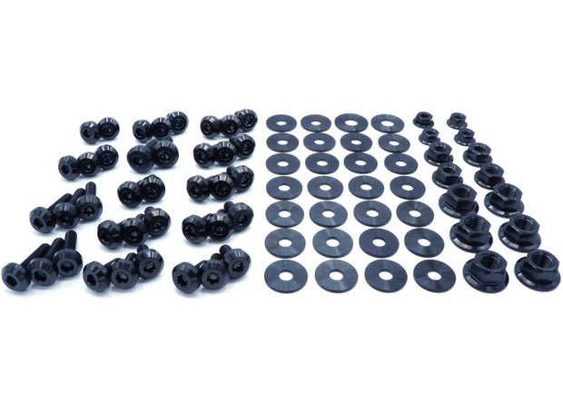 Stage 2 Titanium Hardware Engine Bay Kit - Toyota Supra MKIII (1986-1992) - JSI Racing 