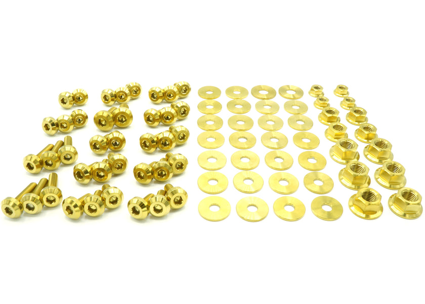 Stage 2 Titanium Hardware Engine Bay Kit - Toyota Supra MKIII (1986-1992) - JSI Racing 