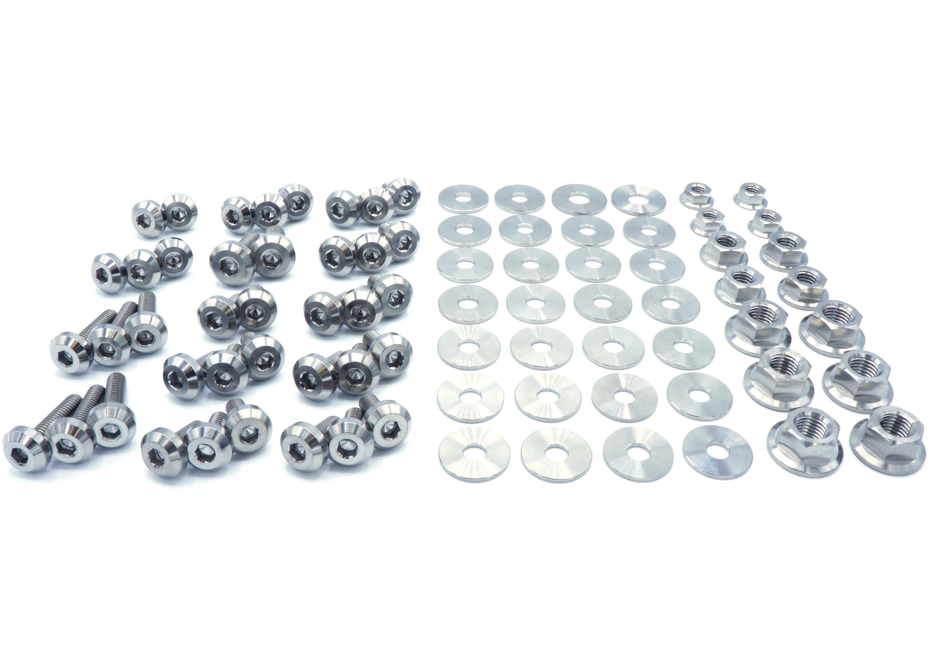 Stage 2 Titanium Hardware Engine Bay Kit - Toyota Supra MKIII (1986-1992) - JSI Racing 