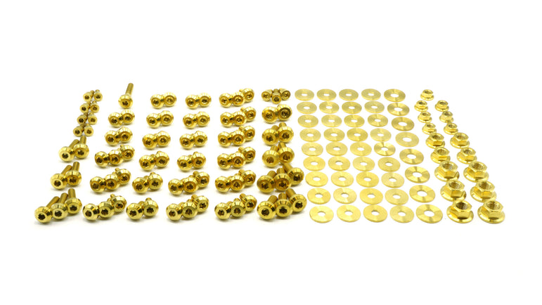 Stage 3 Titanium Hardware Engine Bay Kit - Toyota Supra MKIII (1986-1992) - JSI Racing 