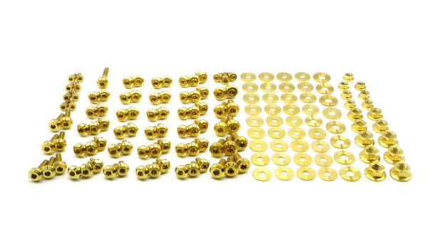 Stage 3 Titanium Hardware Engine Bay Kit - Toyota Supra MKIII (1986-1992) - JSI Racing 