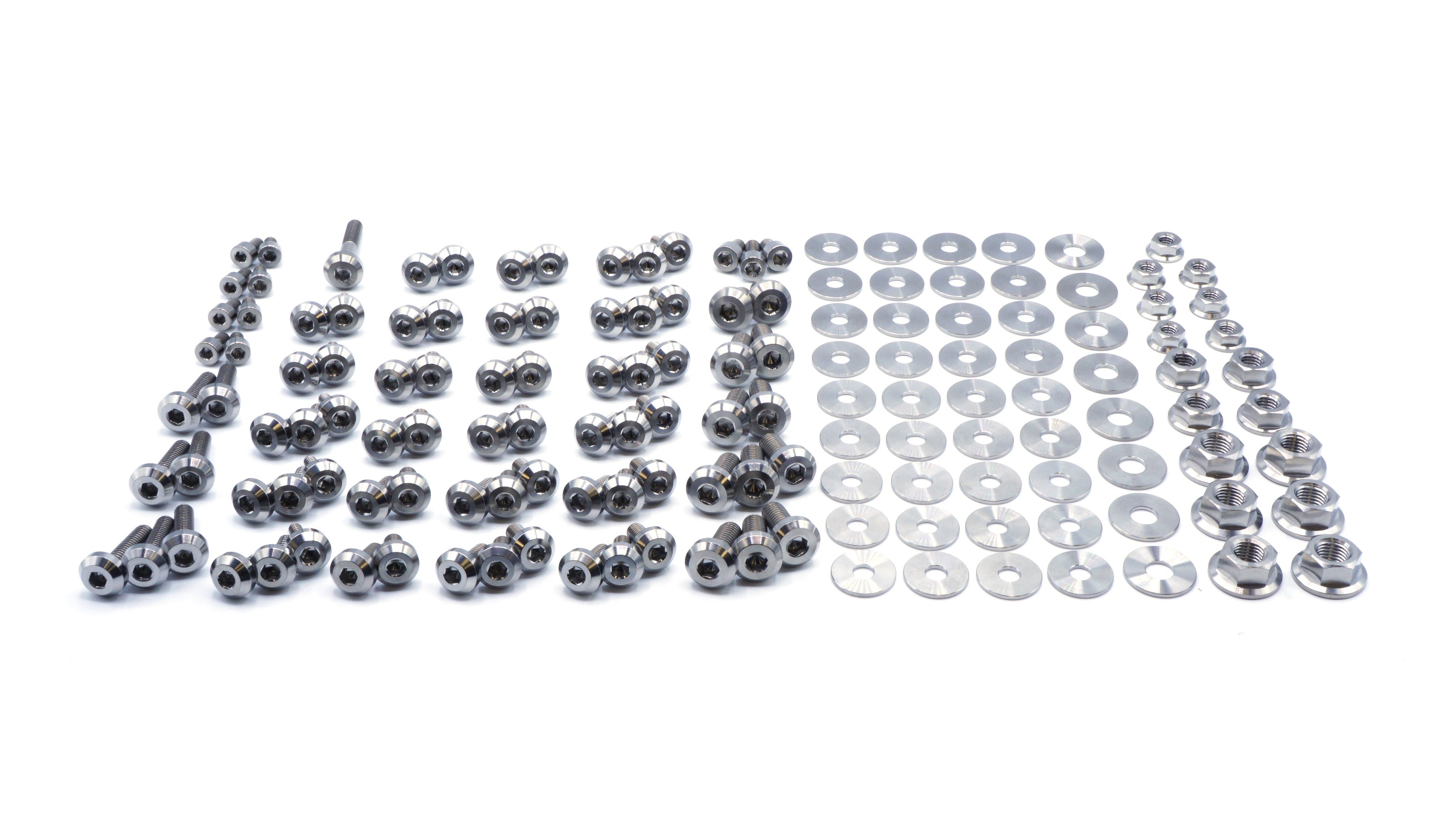 Stage 3 Titanium Hardware Engine Bay Kit - Toyota Supra MKIII (1986-1992) - JSI Racing 