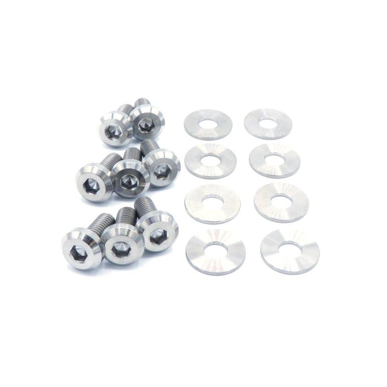 Titanium Hardware Hood Kit - Toyota Supra MKIII (1986-1992) - JSI Racing 