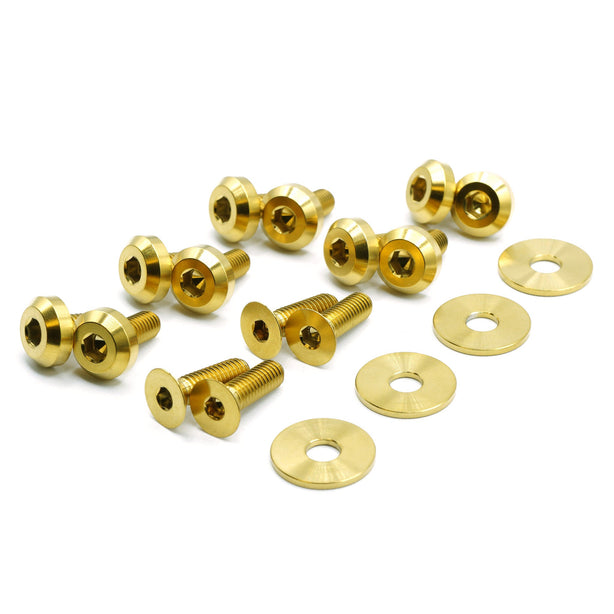 Titanium Hardware Door Kit - Toyota Supra MKIV (1993-2002) - JSI Racing 