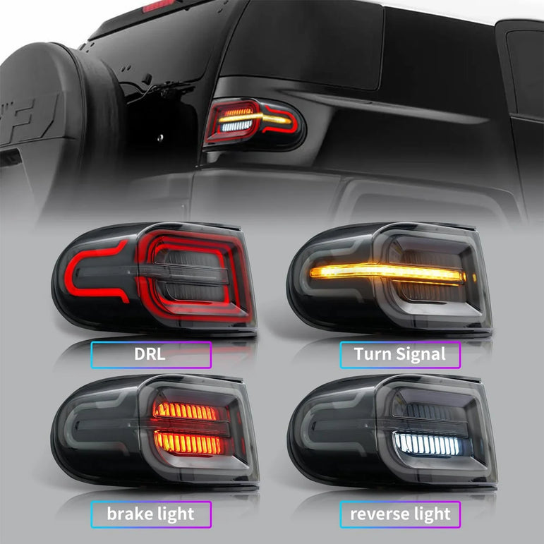 NTXGlow Tail Lights (2007-2020 Toyota Fj Cruiser) - JSI Racing 