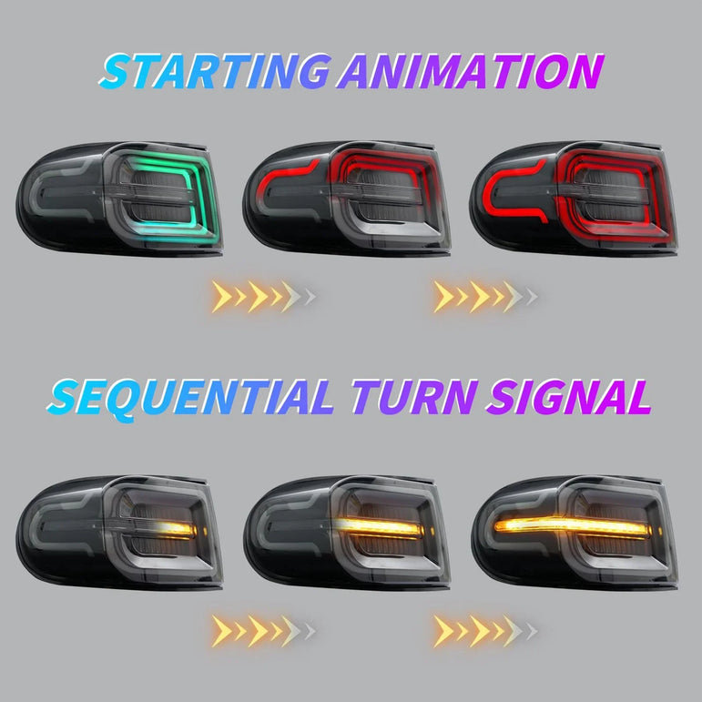 NTXGlow Tail Lights (2007-2020 Toyota Fj Cruiser) - JSI Racing 