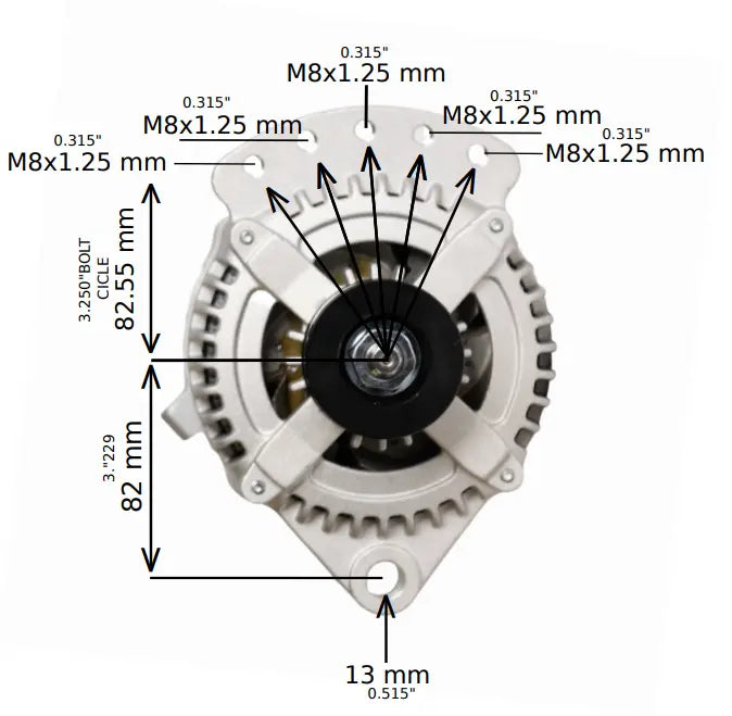 Universal Fit High Output Alternator - JSI Racing
