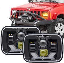 5x7 7x6 Square LED Headlights - JSI Racing 