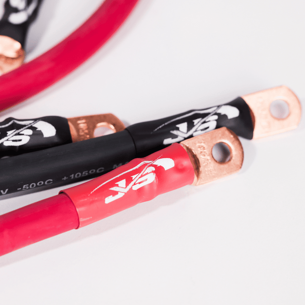 Universal Big 3 Wiring Upgrade Kit (10.5ft 1/0 Positive, 1 4ft 1/0 Ground, 1 3ft 1/0 Ground) - JSI Racing