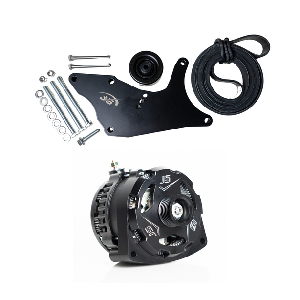 Dual Alternator Bracket Kit – 1999-2013 Chevy 4.8L, 5.3L, 6.0L, 6.2L V8 Vortec Engines (Includes 1 Alternator) - JSI Racing