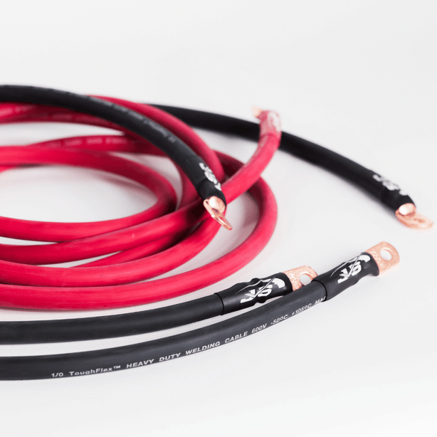 Universal Big 3 Wiring Upgrade Kit (10.5ft 1/0 Positive, 1 4ft 1/0 Ground, 1 3ft 1/0 Ground) - JSI Racing