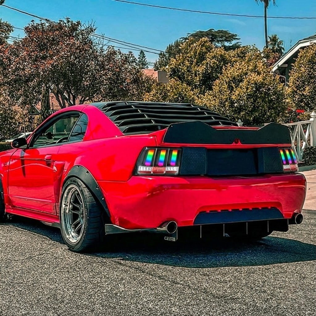 NTXGLOW RGB tail lights (99 - 04 Ford mustang) - JSI Racing 