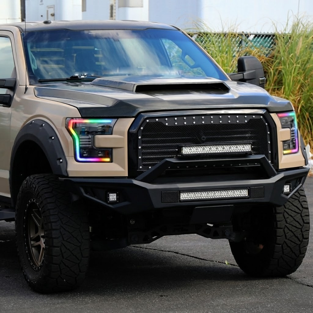 NTXGLOW RGB LED headlights (2015 - 2017 Ford F150) - JSI Racing 