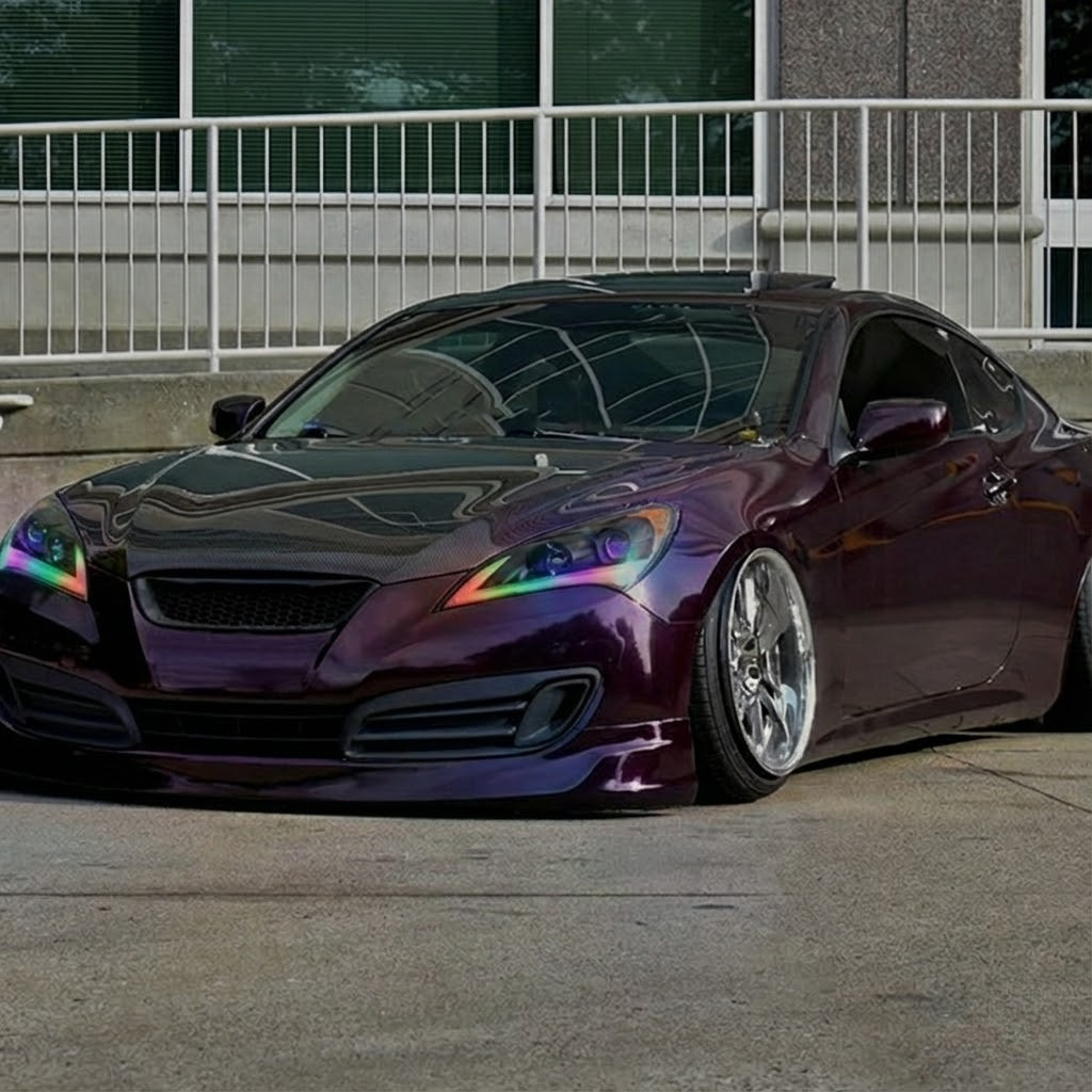 NTXGLOW RGB headlights (2009 - 2010 hyundai genesis coupe bk1) - JSI Racing 