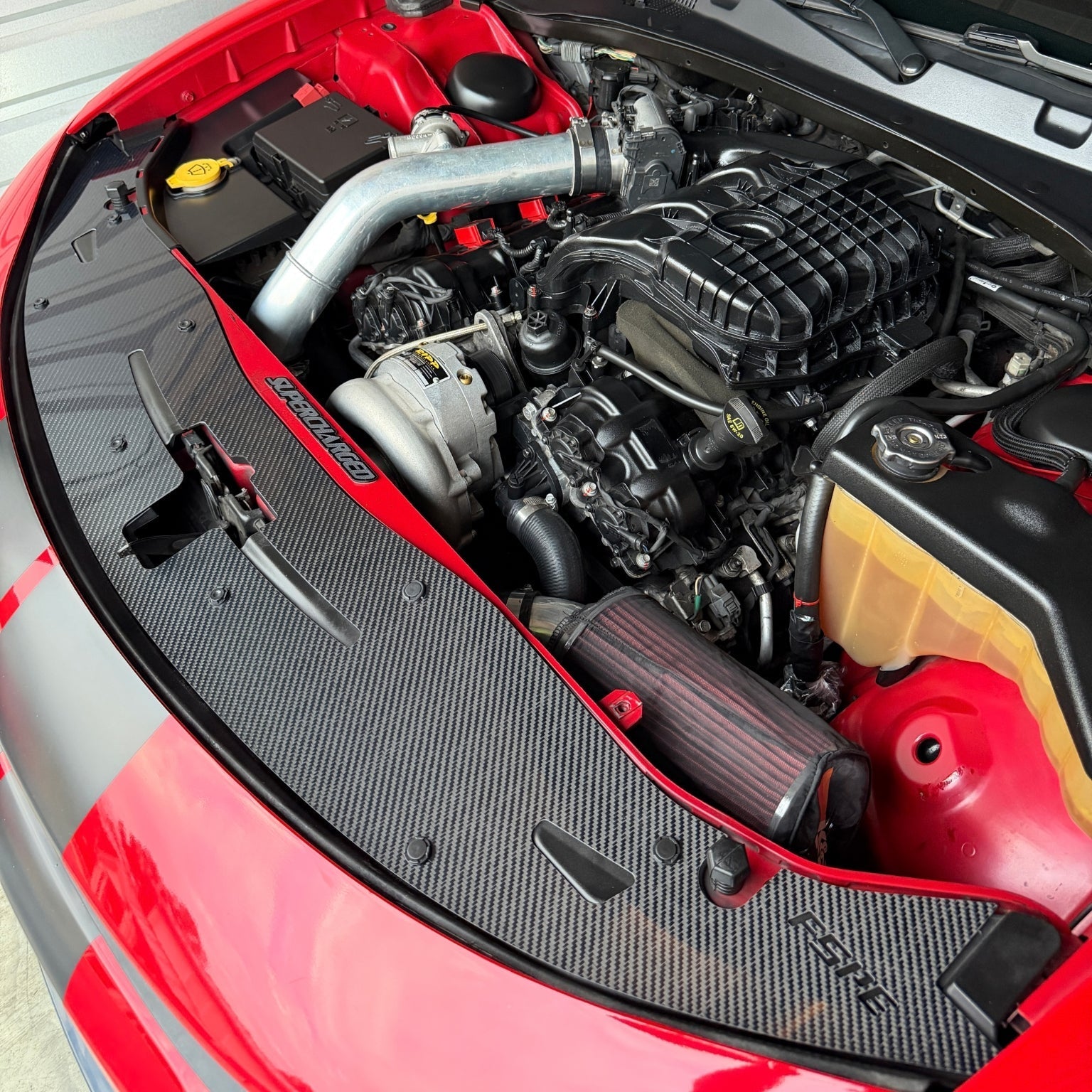 FSPE Radiator Cover – Dodge Charger (2015–2023, All Engines) - JSI Racing 