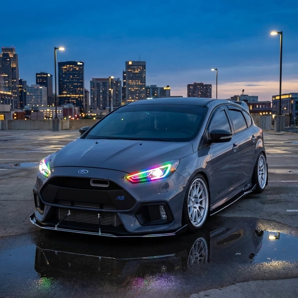 NTXGLOW RGB headlights (2015 - 2018 Ford Focus) - JSI Racing 
