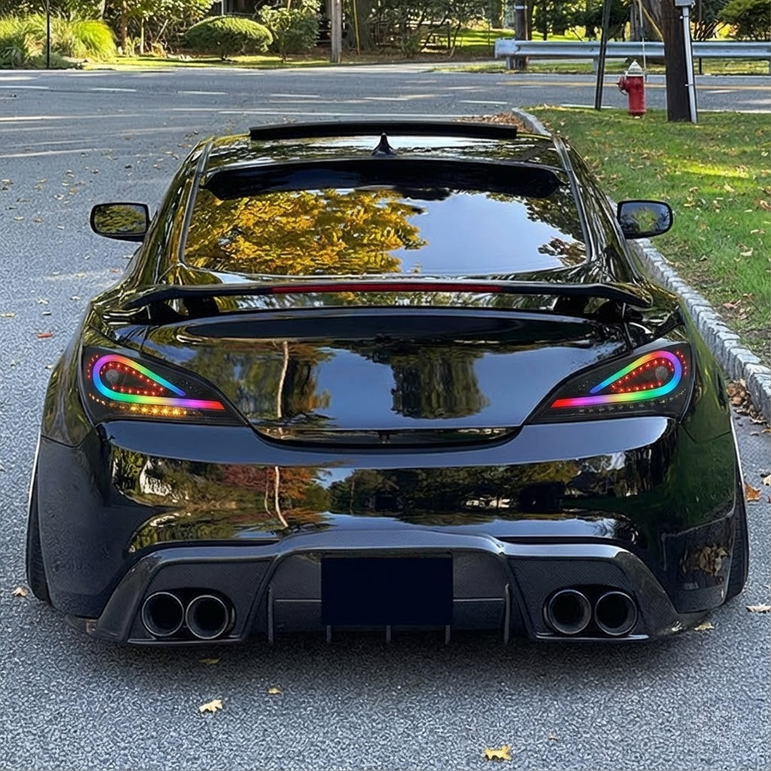 NTXGLOW RGB tail lights (09 - 16 Hyundai genesis coupe bk1) - JSI Racing 