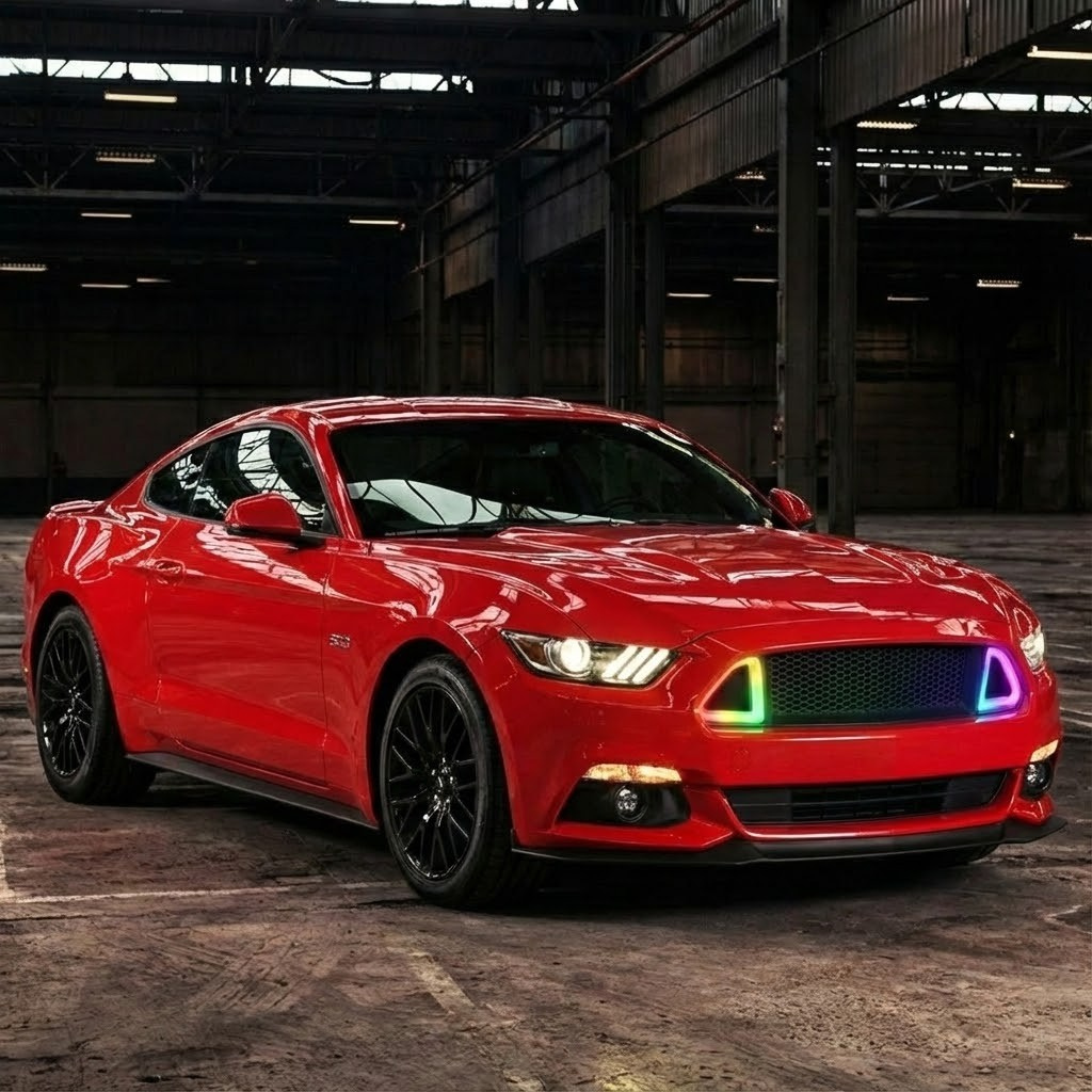 NTXGLOW RGB led grill (2015 - 2017 Ford Mustang) NTXGlow