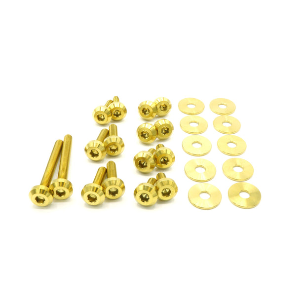 Titanium Hardware Engine Bay Kit - Volkswagen GTI MK7 (2015-2021) - JSI Racing 